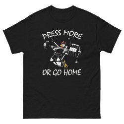 Funny PRESS MORE OR GO HOME...
